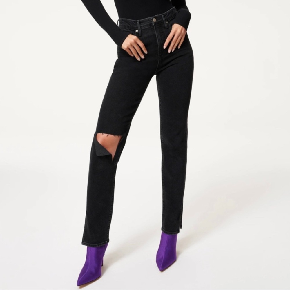 GOOD AMERICAN Jeans GOOD
BOY 32" | Black270 | Size 6/28